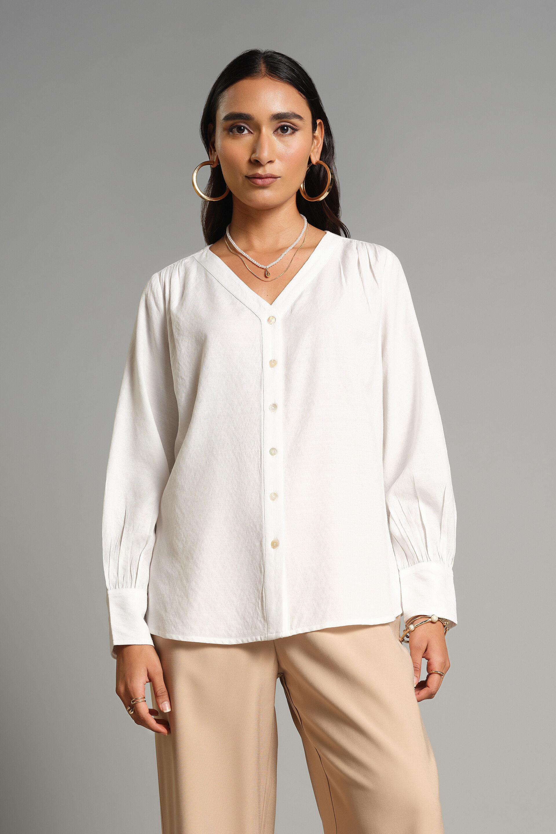 Timeless White Top, White, image 1